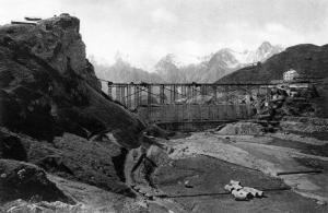 Costruzione della diga del Toggia (1930 - 1933)
